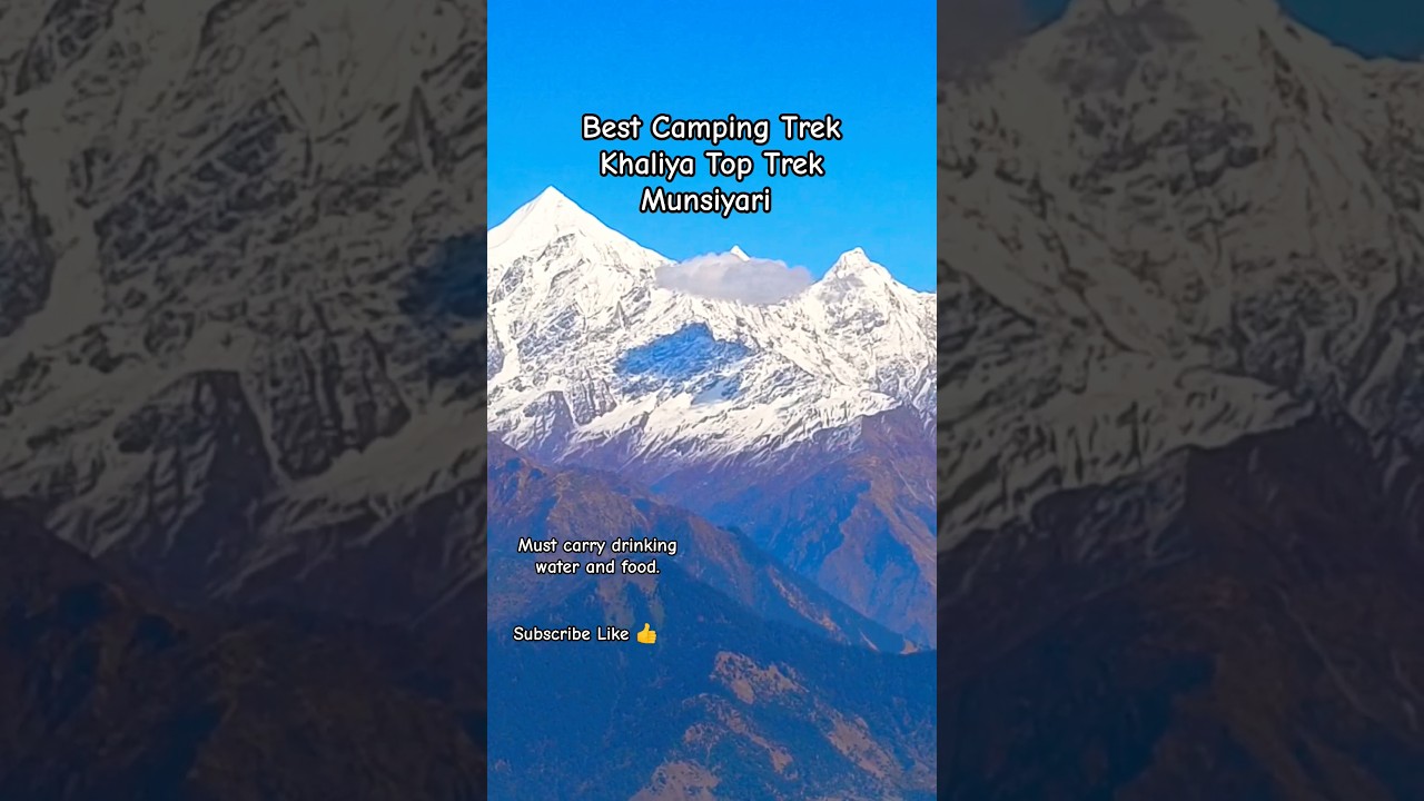 Munsiyari Khaliya Top - Munsiyari Uttarakhand Road Trip - Khaliya Top Munsiyari Uttarakhand #viral