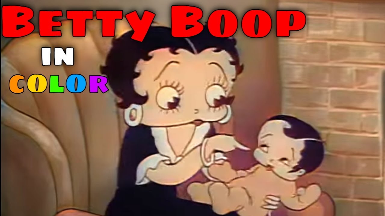 Betty Boop in Color - Baby Be Good (1935), раскрашенный классический мультфильм