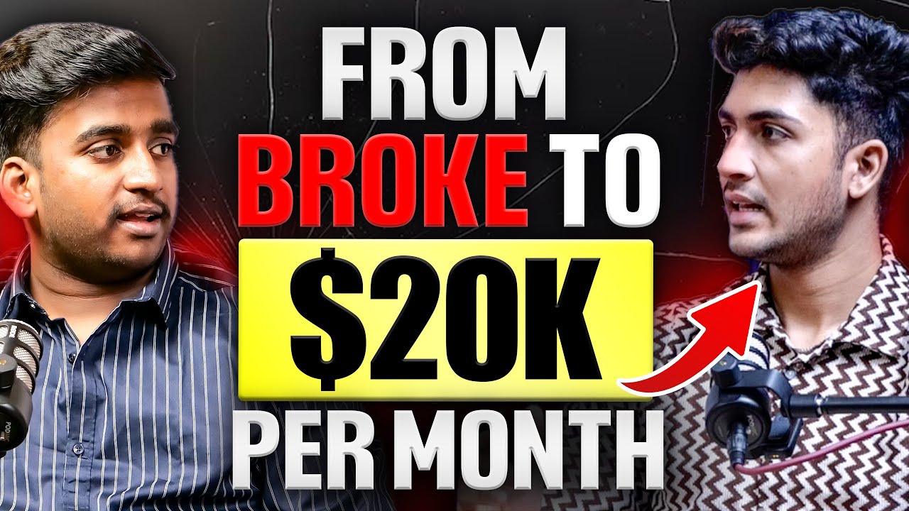 Went From Being Broke to Running a $20k/m Agency| Ft. @adityaghoshx
