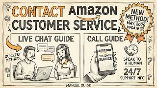 Contact Amazon Customer Service (New Method May, 2026) | LIVE Chat & Call Guide