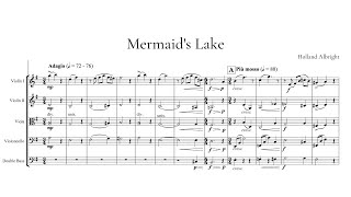 Mermaid's Lake 【Sheet Music / Score】|| original orchestra composition