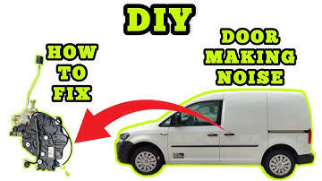 I Finally Fixed the VW Caddy Side Door Noise! When LOCKING or UNLOCKING