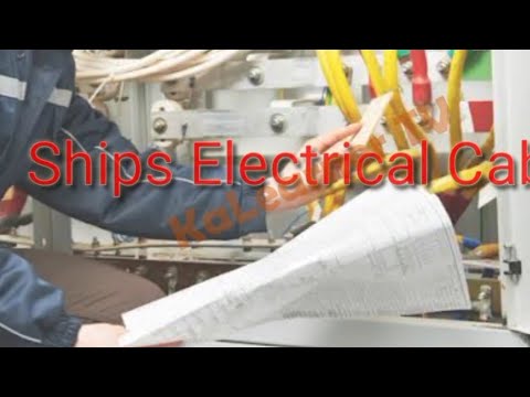 Electrical Cable on board ship - YouTube