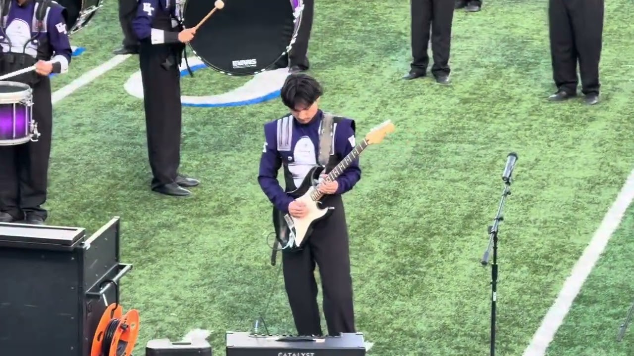 Sticky by Tyler the creator UHS Band Waco tx university high school mighty Trojans 2025 band fest.