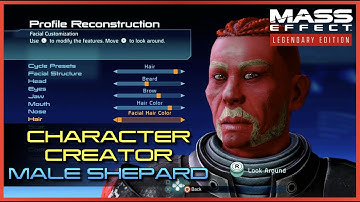 Mass Effect Legendary Edition Character Creator | Male Shepard