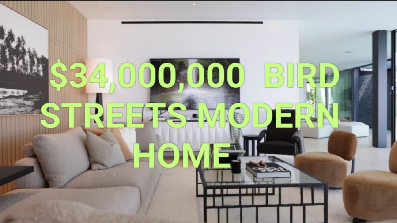 34,000,000 Bird Street Modern Home 1410 Tanager Way, Hollywood Hills California