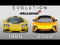 MCLAREN AUTOMOTIVE - EVOLUTION (1985-NOW)