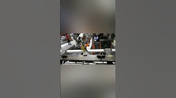 Smart Welding System in Action: Enhancing Steel Structure Fabrication #intelligentwelding  #robotics