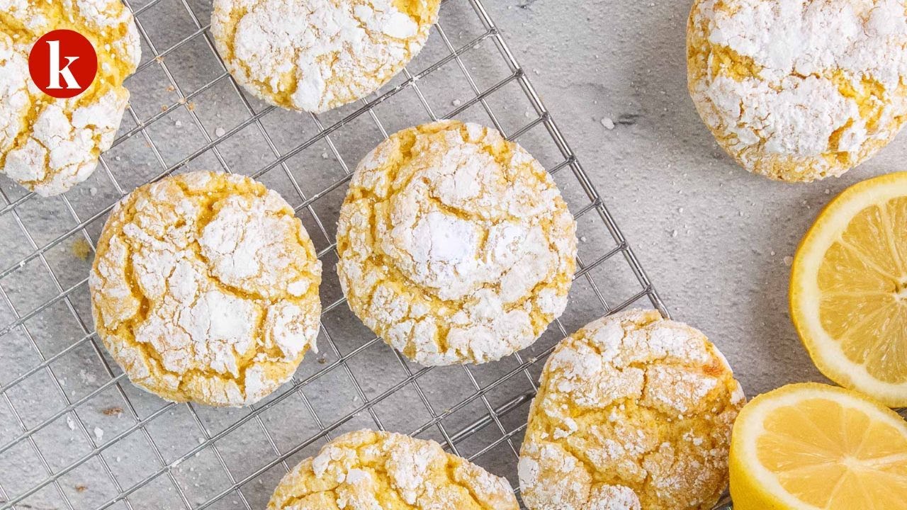 Lemon Cool Whip Cookies (Only 4 Ingredients!) - YouTube