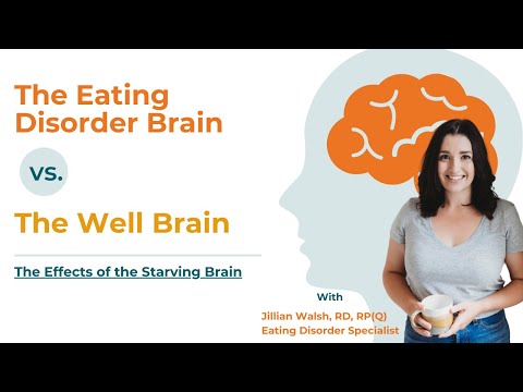 The Eating Disorder Brain vs. The Well Brain | Effects of the Starving Brain and Eating Disorders