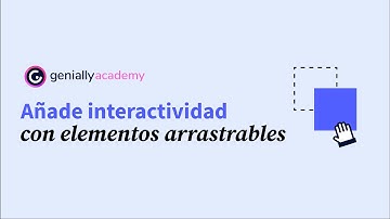 Añade interactividad con elementos arrastrables