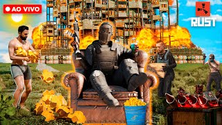 LIVE DE RUST ao vivo com muitas tretas e loucuras #DuBomTV | Live simultânea Youtube e Twitch