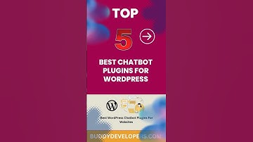 🔴Top 5 best chatbot plugins for WordPress🔴