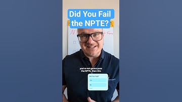 What Happens If You Fail the NPTE Exam?