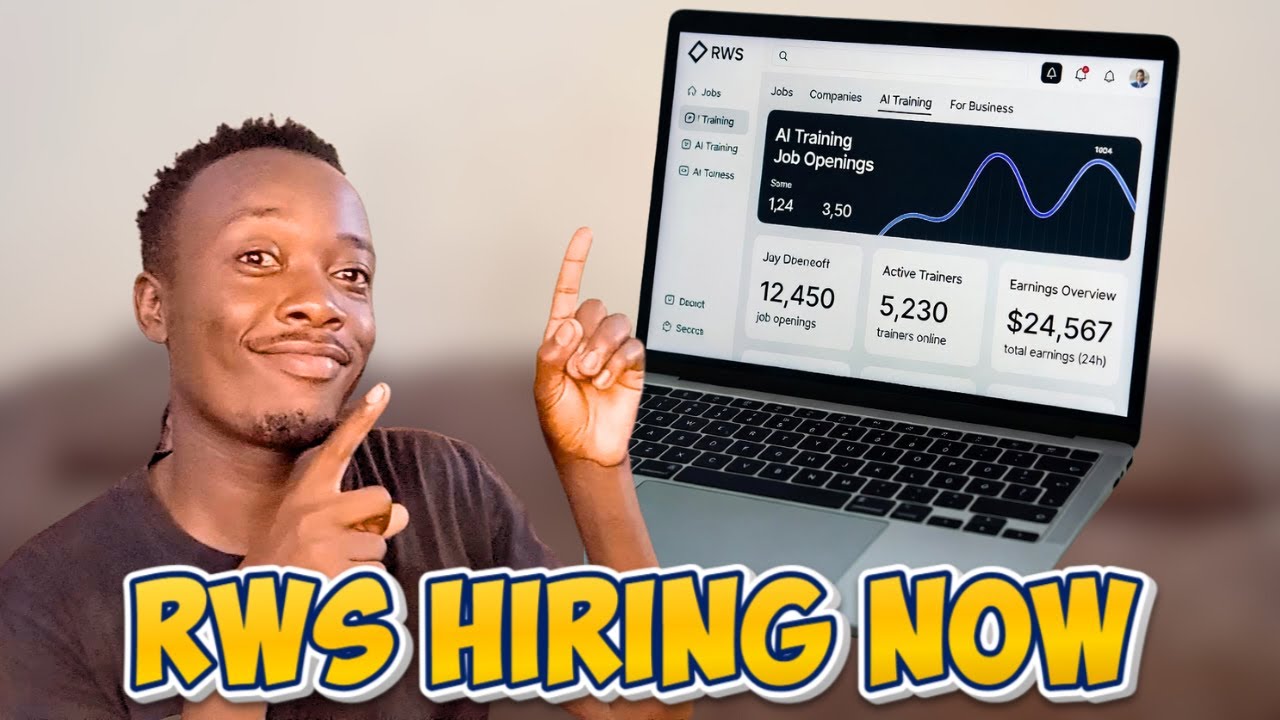 RWS AI Training Jobs Hiring Now | $15/Hour Remote Work From Home (No Experience Needed)