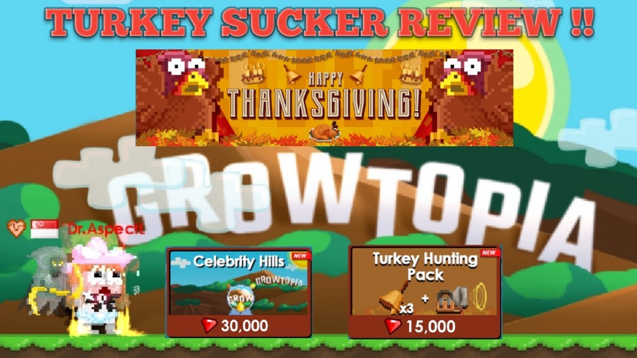 TURKEY SUCKER REVIEW !! + CELEBRITY HILLS + THANKSGIVING WEEK !!
