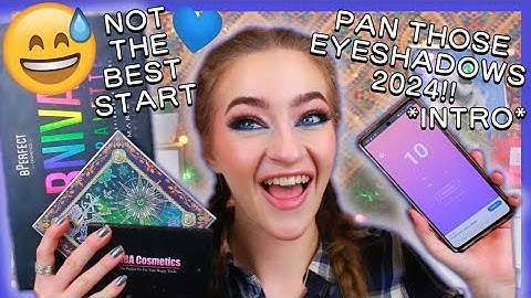 PAN THOSE EYESHADOWS 2024 *INTRODUCTION* (this didn