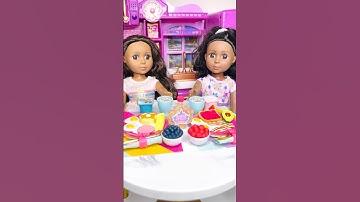 Dolls Morning Routine In Dollhouse With Healthy Mini Breakfast #babydolls #dolls #doll