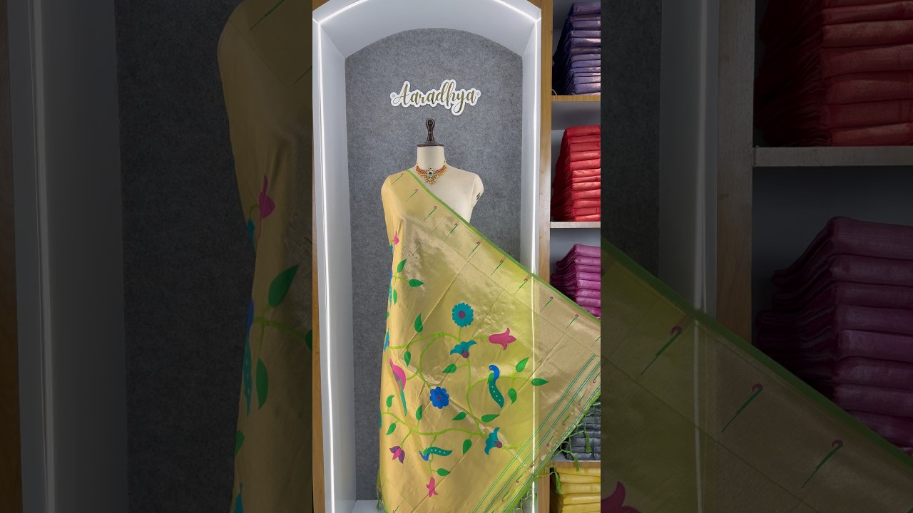 Paithani Jacquard Peacock (Mor) Jaal Dupatta