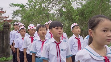 Video clip hát Quốc ca tại các địa chỉ đỏ - Trường THCS Nguyễn Bỉnh Khiêm & TH Hoàng Văn Thụ