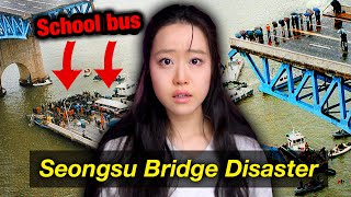 The Deadly Korean Bridge Collapse That Killed 32 - Bus Filled With Students Fell 66ft Into Han River