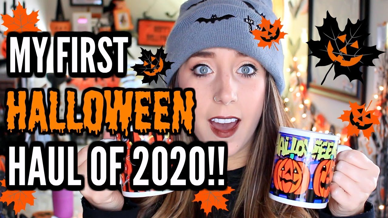 FIRST HALLOWEEN HAUL OF 2020!!! TRY ON THRIFT HAUL