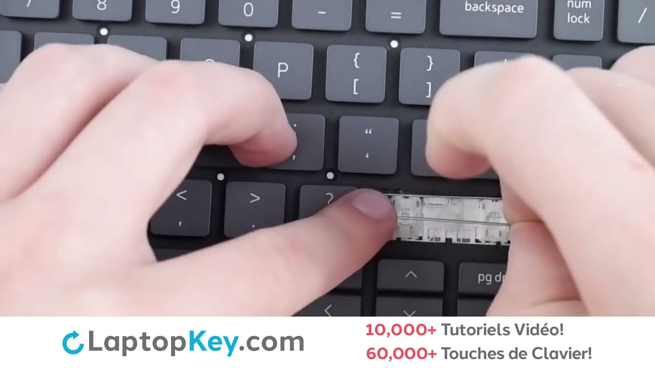 Dell - Comment réparer les boutons cassés de clavier d'ordinateur portable  - Inspiron 5584 5590 P84F