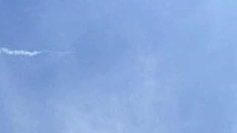 Estes Big Bertha model rocket launch