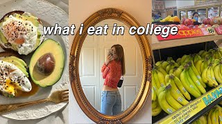 Vlog What I Eat In A Week At College