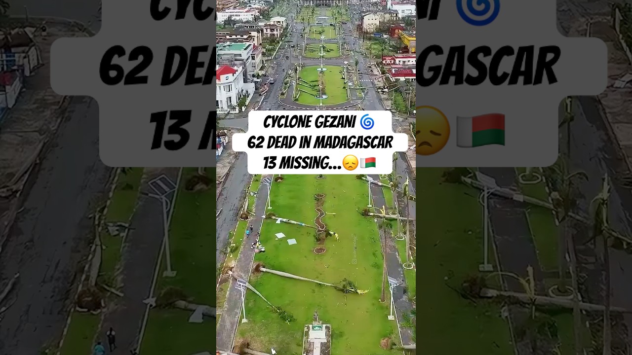 Cyclone GEZANI aftermath in Toamasina Madagascar