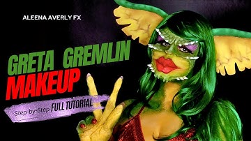 I Turned myself into Greta from Gremlins! - SFX Makeup Tutorial