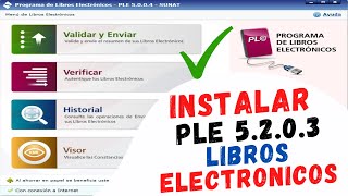 Como INSTALAR el PLE 5.2.0.3 Ultima Version Programa de Libros Electronicos PLE SUNAT 2023 Adobe Air