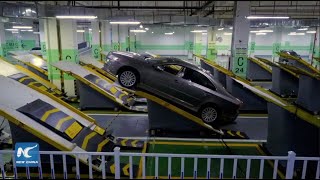 Inclined Parking Lot Unveiled In Chongqing, China