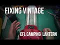 Fixing old (vintage) rechargeable camping twin tube lantern - battery + tubes replacement