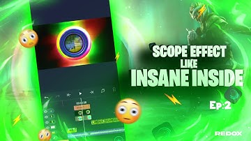 SCOPE EFFECT LIKE @Insane Inside on Android ❤️| ALIGHT MOTION TUTORIAL| ANDROID #TUTORIAL #2