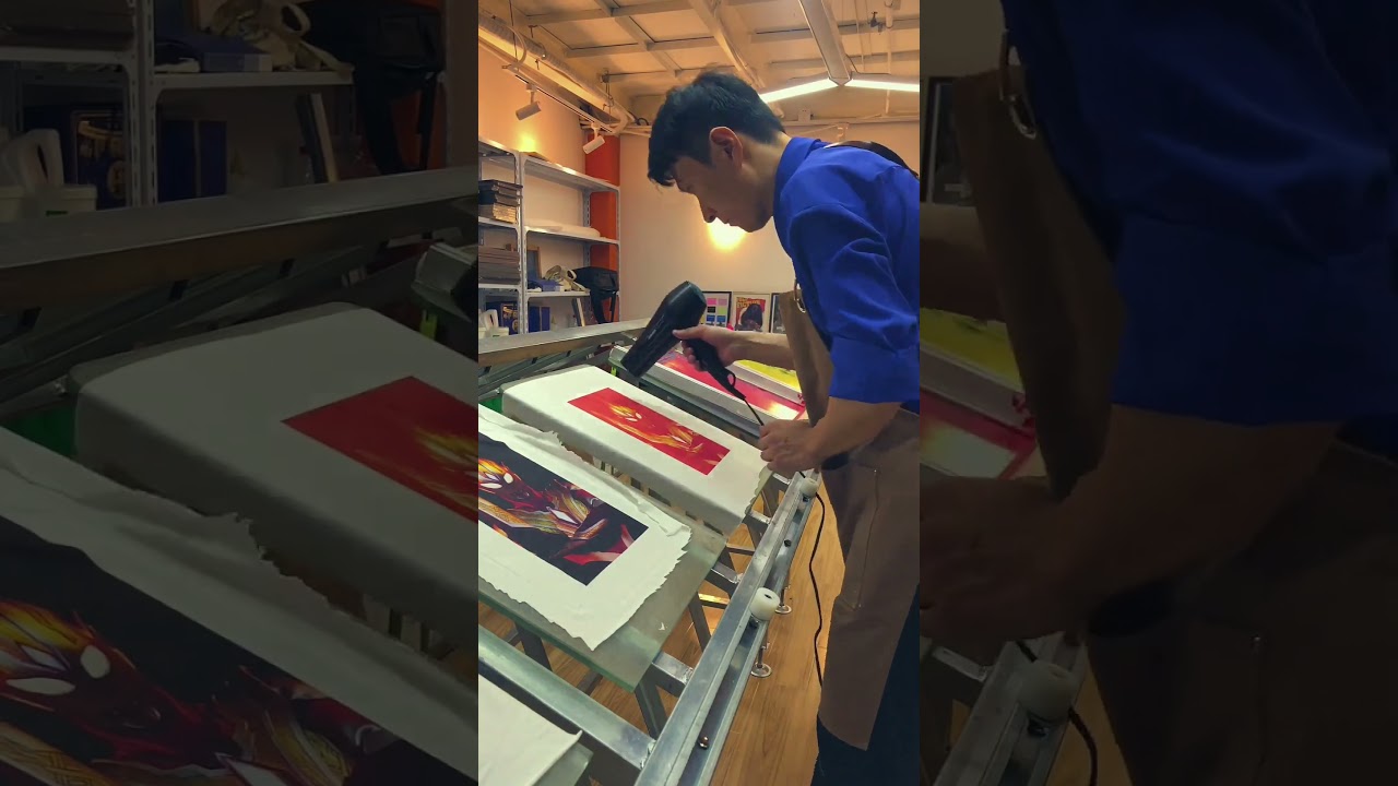 CMYK Screen Printing | Diga Altman Design | Silk Printing | 4 Colors | Altman | A-SUB Paper