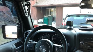 Jeep Wrangler JK - Steel Grab Handle (A Pillar Mounted) - Installation