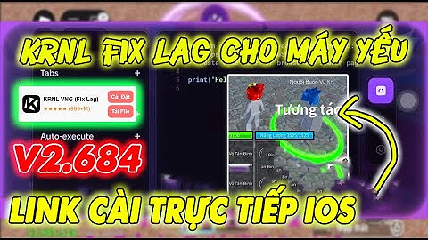 Hack KRNL FIX LAG Link Cài Trực Tiếp Trên Iphone | Cách cài hack roblox krnl vng ios mới nhất