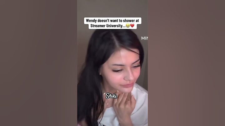 Wendy doesn’t want to shower at Streamer University…😭💔 #wendyortiz #kaicenat