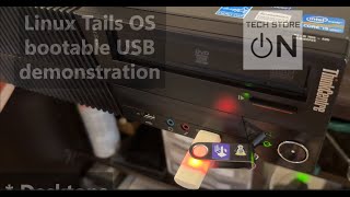 Booting with LIVE Linux Tails OS and using Untraceable Tor Browser  - Demonstration