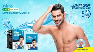 How to use Nisha Shampoo Based Hair Color | Quick Color | Instant Hair Color