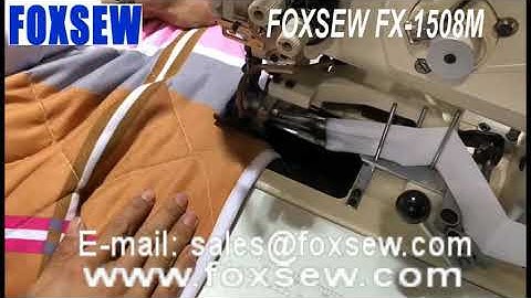Comforters Edge Trimming and Tape Binding Sewing Machine