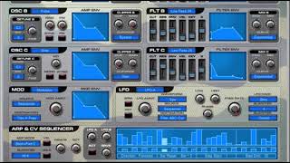 Analog Warfare 3 VST synthesizer (Angular Momentum) - Preview of 64 sound patches