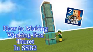 How to Make a Working Turret | Simple Sandbox 2