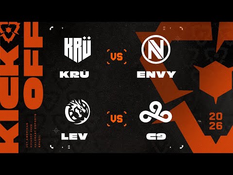 KRÜ x ENVY | LEV x C9 | VCT Americas Kickoff | Semana 2 - Dia 2