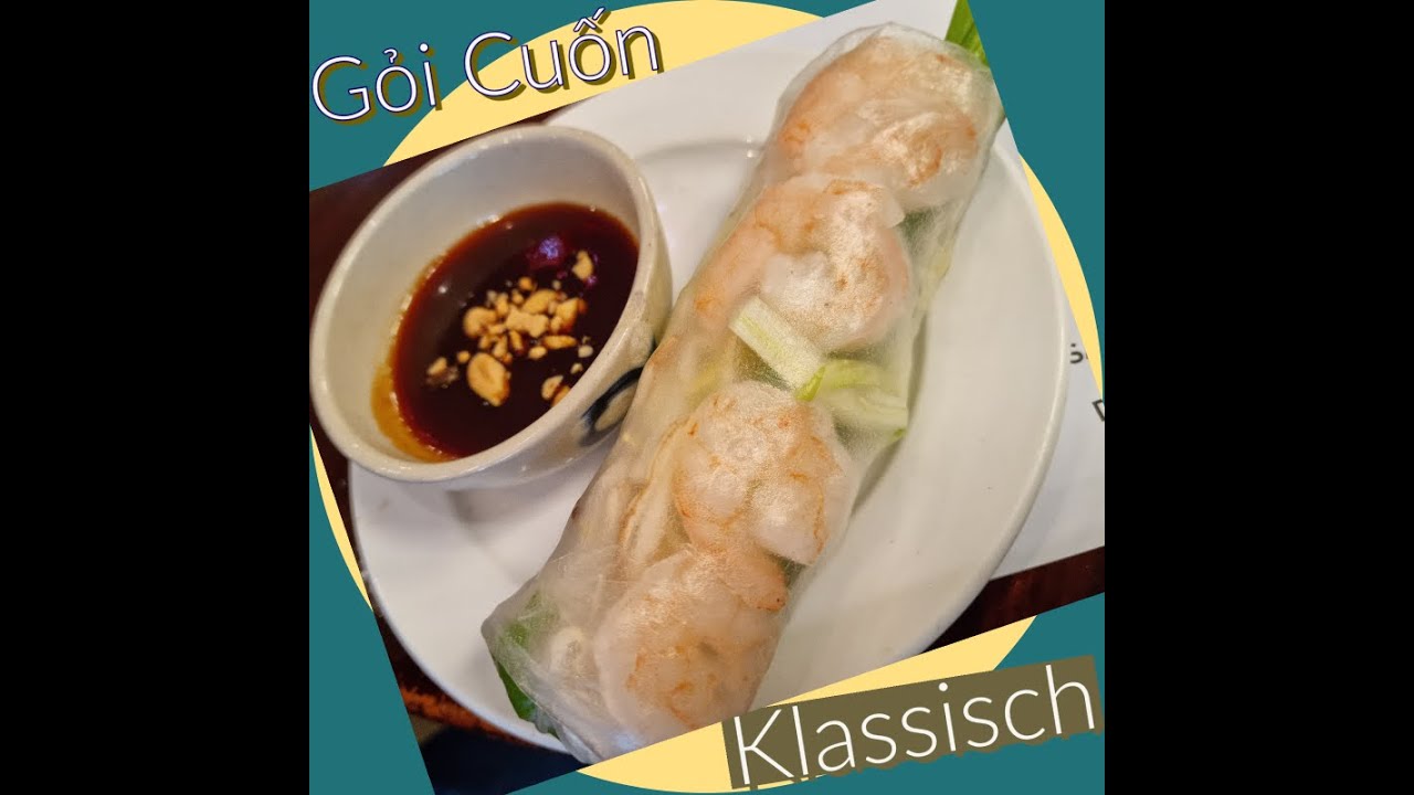 Vietnamesische Sommerrolle auf klassische Art schnell gemacht (perfekt ... Vietnamesische Sommerrolle auf klassische Art schnell gemacht (perfekt ...