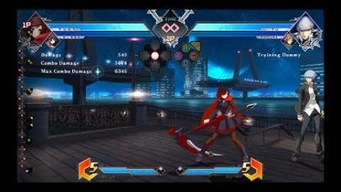 BLAZBLUE CROSS TAG BATTLE ruby corner combo