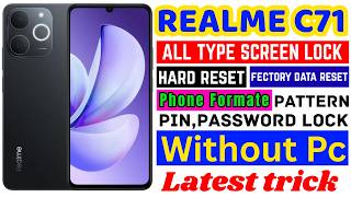 realme c71 (rmx5313) Full Factory Reset 🤞 how to unlock any realme c71 👉 rmx5313 forgot password
