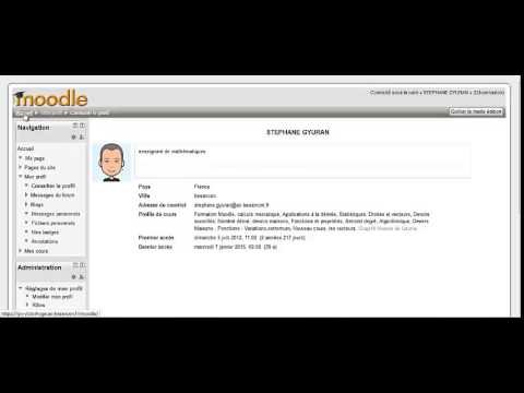 Formation Moodle : Communiquer avec les élèves