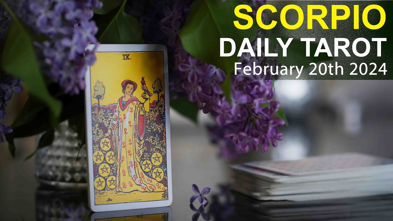 SCORPIO DAILY TAROT READING "A BRIGHT NEW DOOR OPENS SCORPIO" February